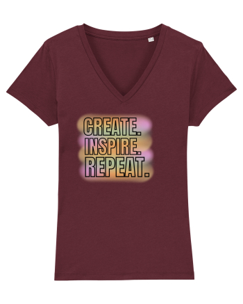 Create.Inspire.Repeat Burgundy