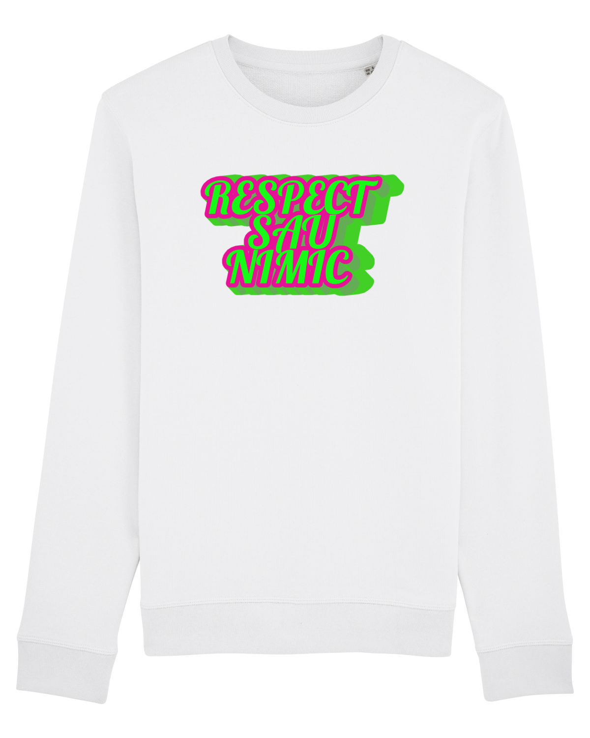 Bluză mânecă lungă Unisex Rise White