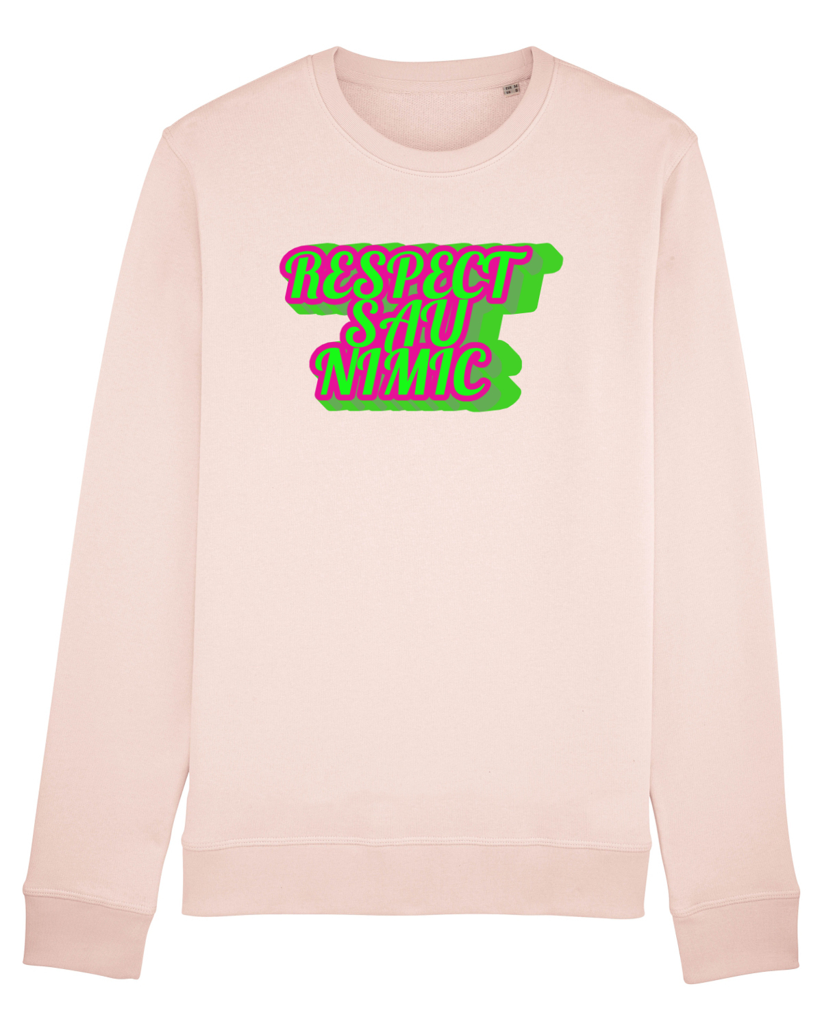 Bluză mânecă lungă Unisex Rise Candy Pink