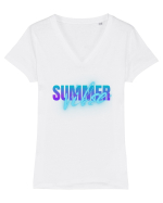 Summer vibse Tricou mânecă scurtă guler V Damă Evoker