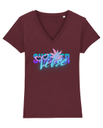 Summer vibse Tricou mânecă scurtă guler V Damă Evoker
