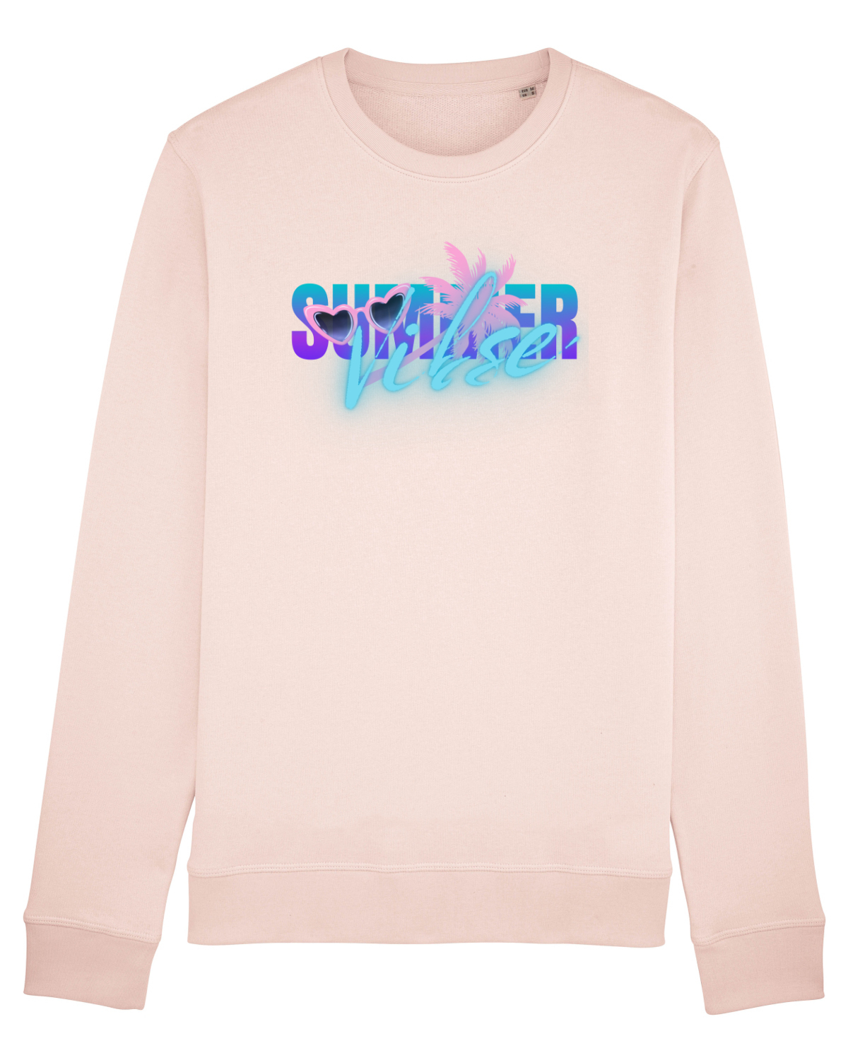 Bluză mânecă lungă Unisex Rise Candy Pink