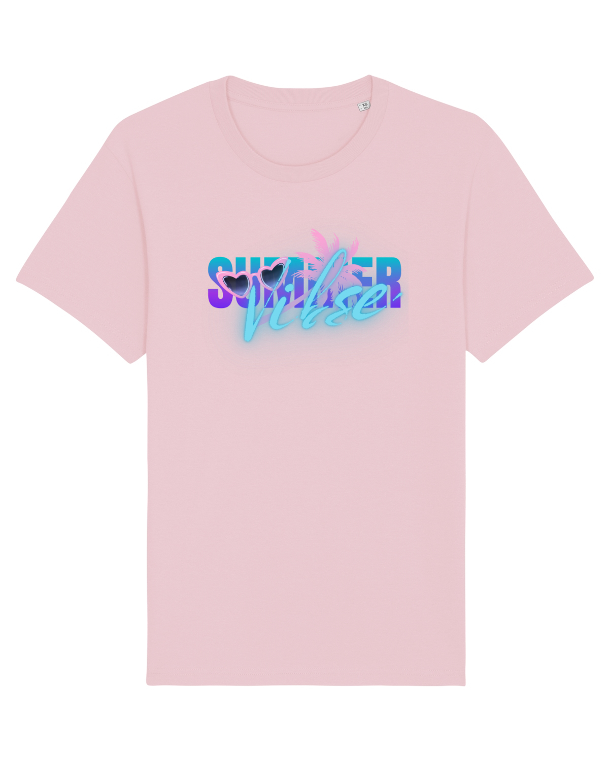 Tricou mânecă scurtă Unisex Rocker Cotton Pink