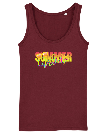 Summer vibse Burgundy
