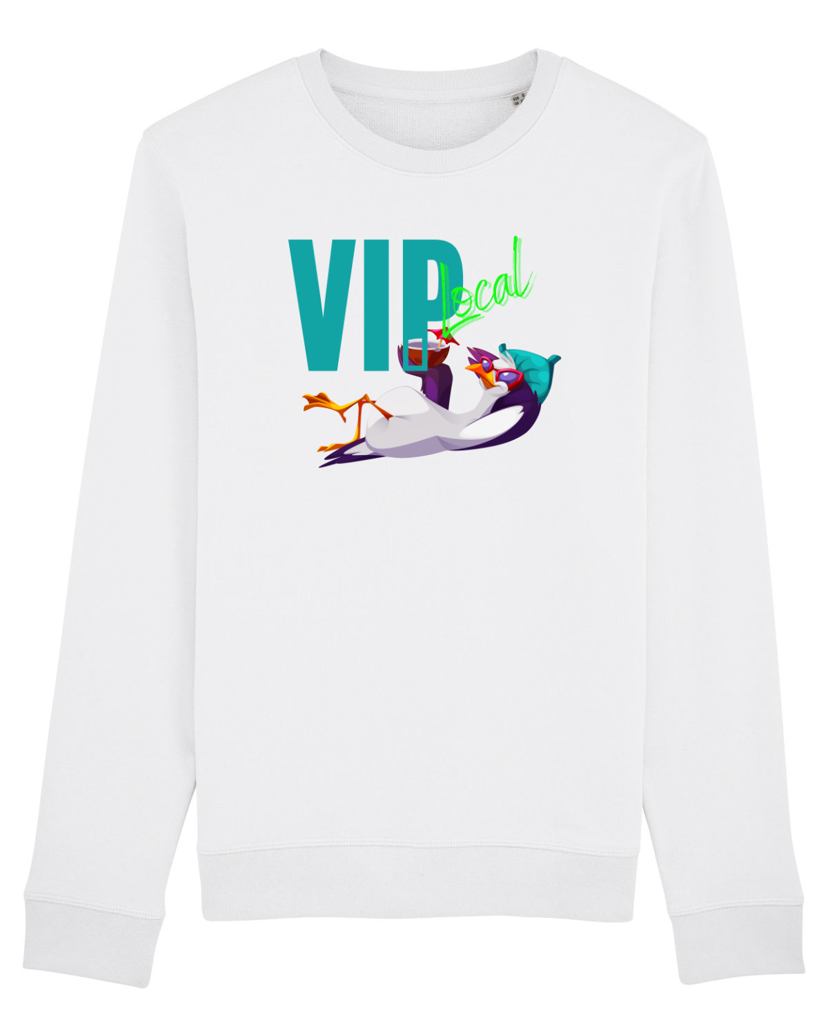 Bluză mânecă lungă Unisex Rise White
