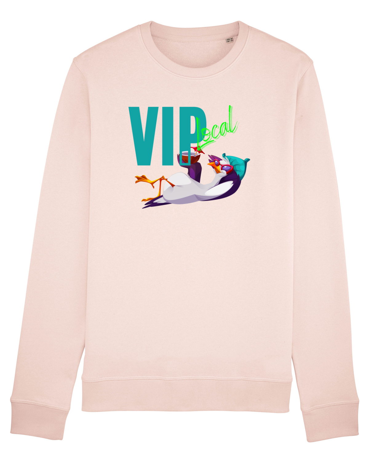 Bluză mânecă lungă Unisex Rise Candy Pink