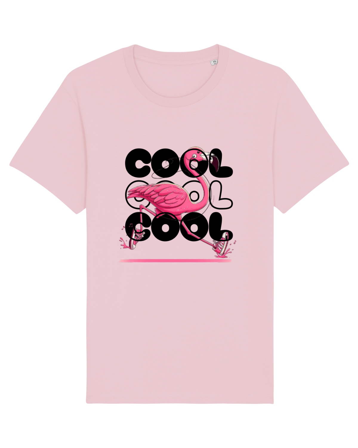 Tricou mânecă scurtă Unisex Rocker Cotton Pink