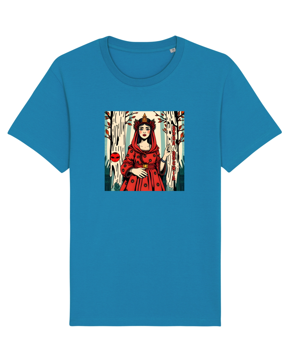 Tricou mânecă scurtă Unisex Rocker Azur