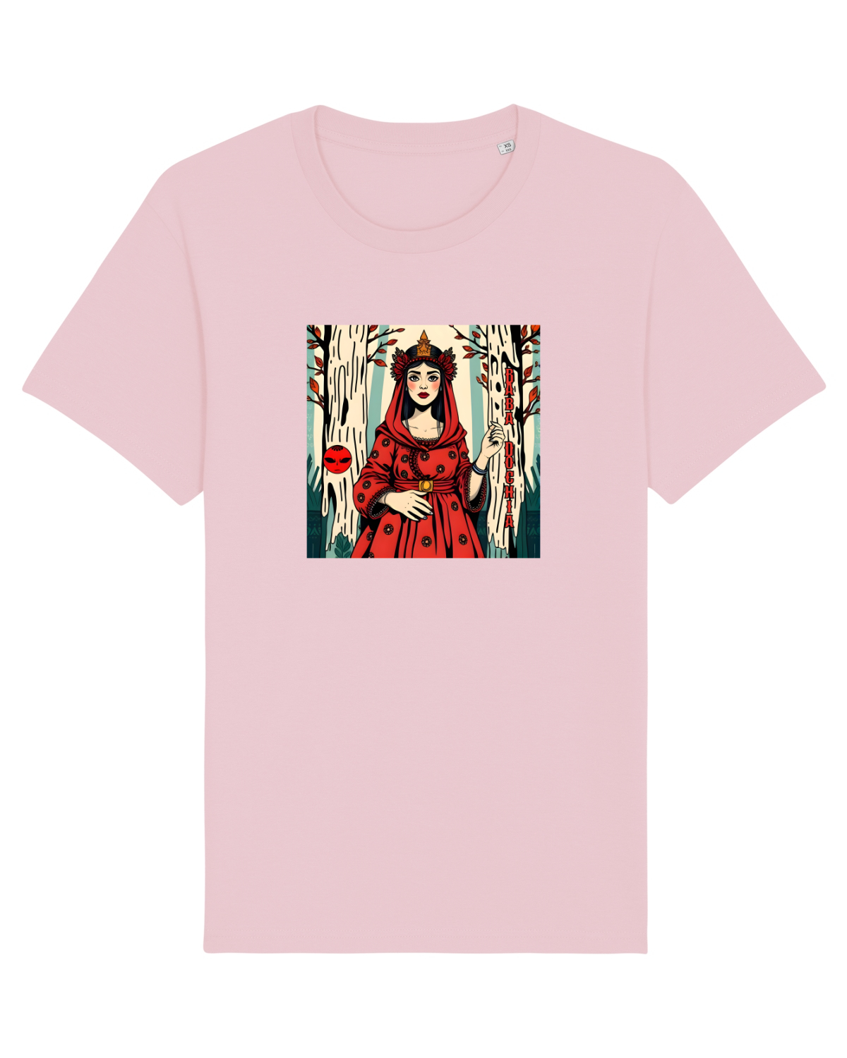 Tricou mânecă scurtă Unisex Rocker Cotton Pink