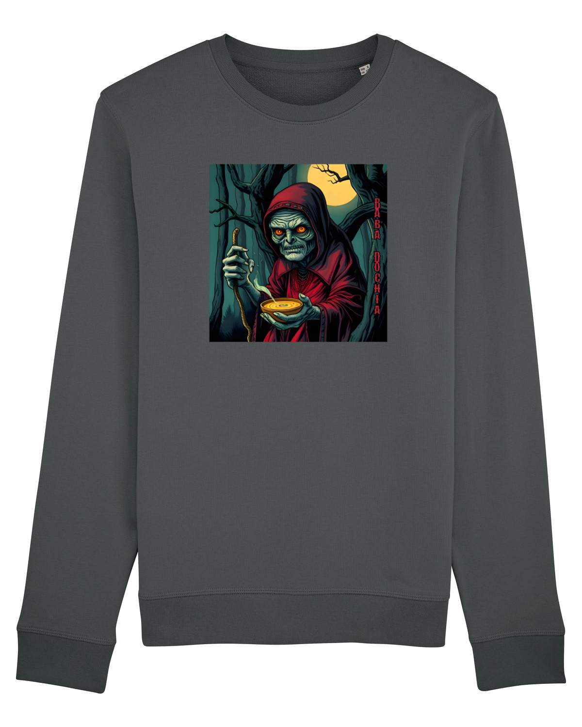 Bluză mânecă lungă Unisex Rise Anthracite