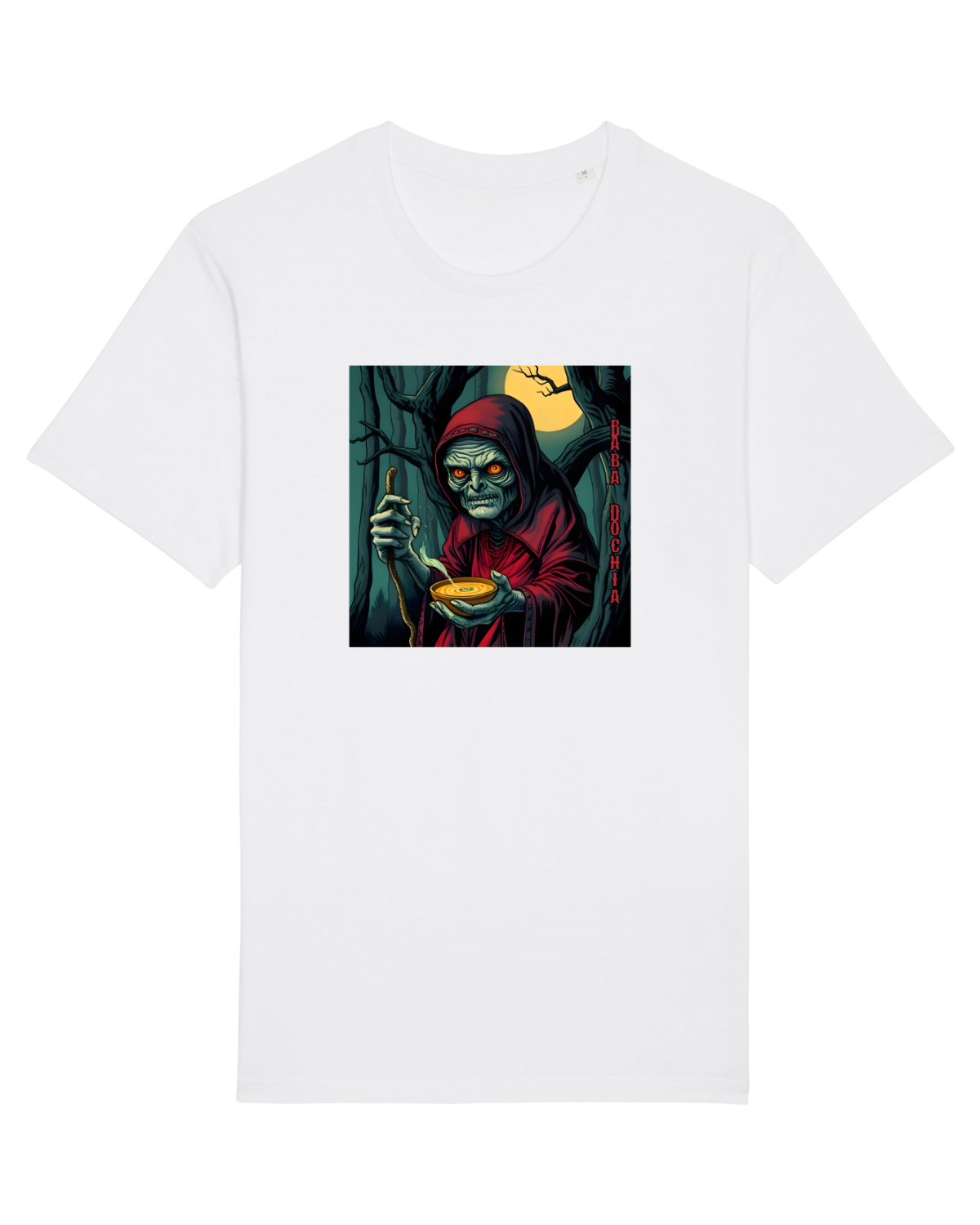 Tricou mânecă scurtă Unisex Rocker White
