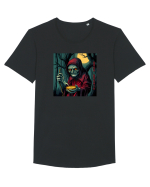 BABA DOCHIA  Tricou mânecă scurtă guler larg Bărbat Skater