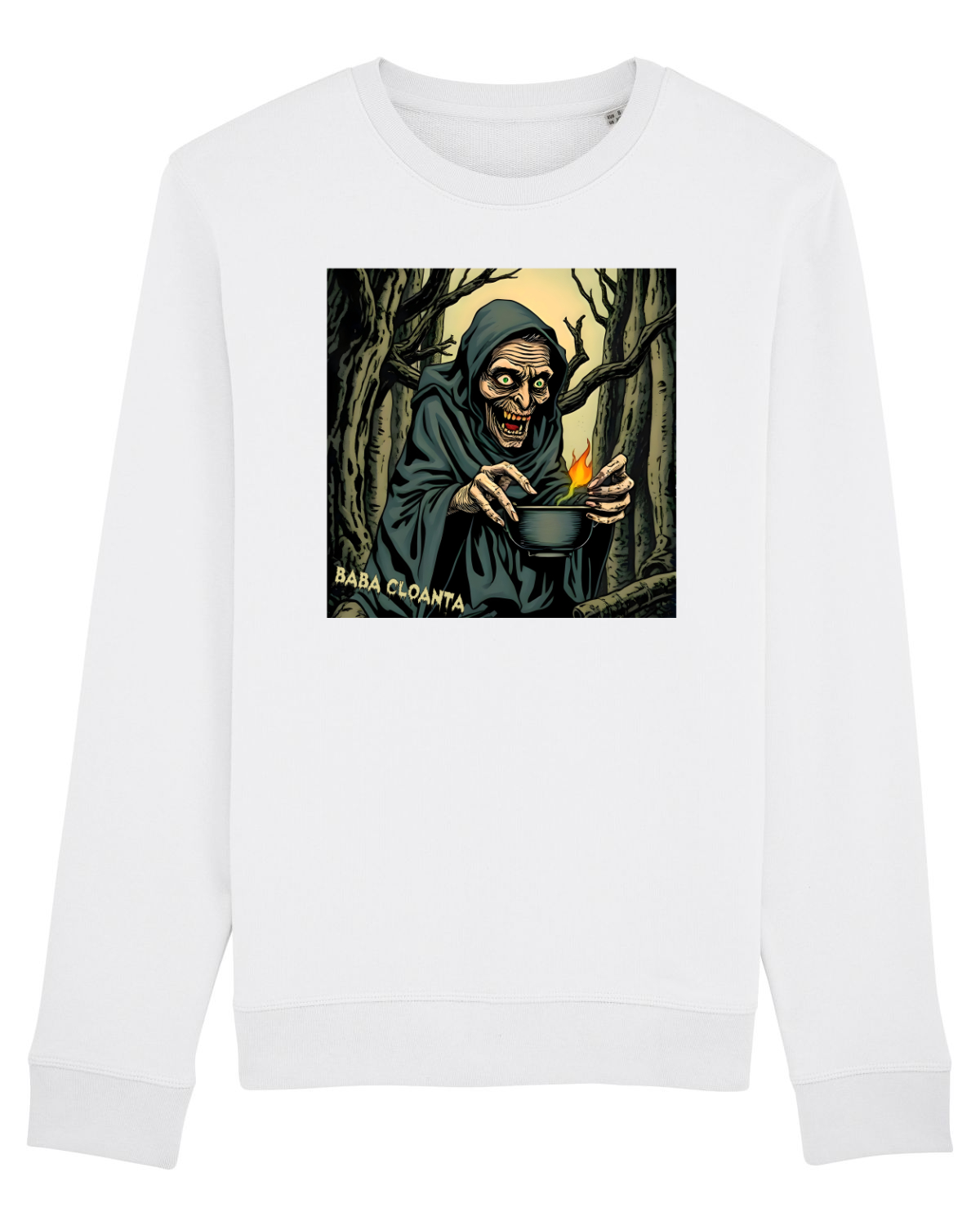 Bluză mânecă lungă Unisex Rise White