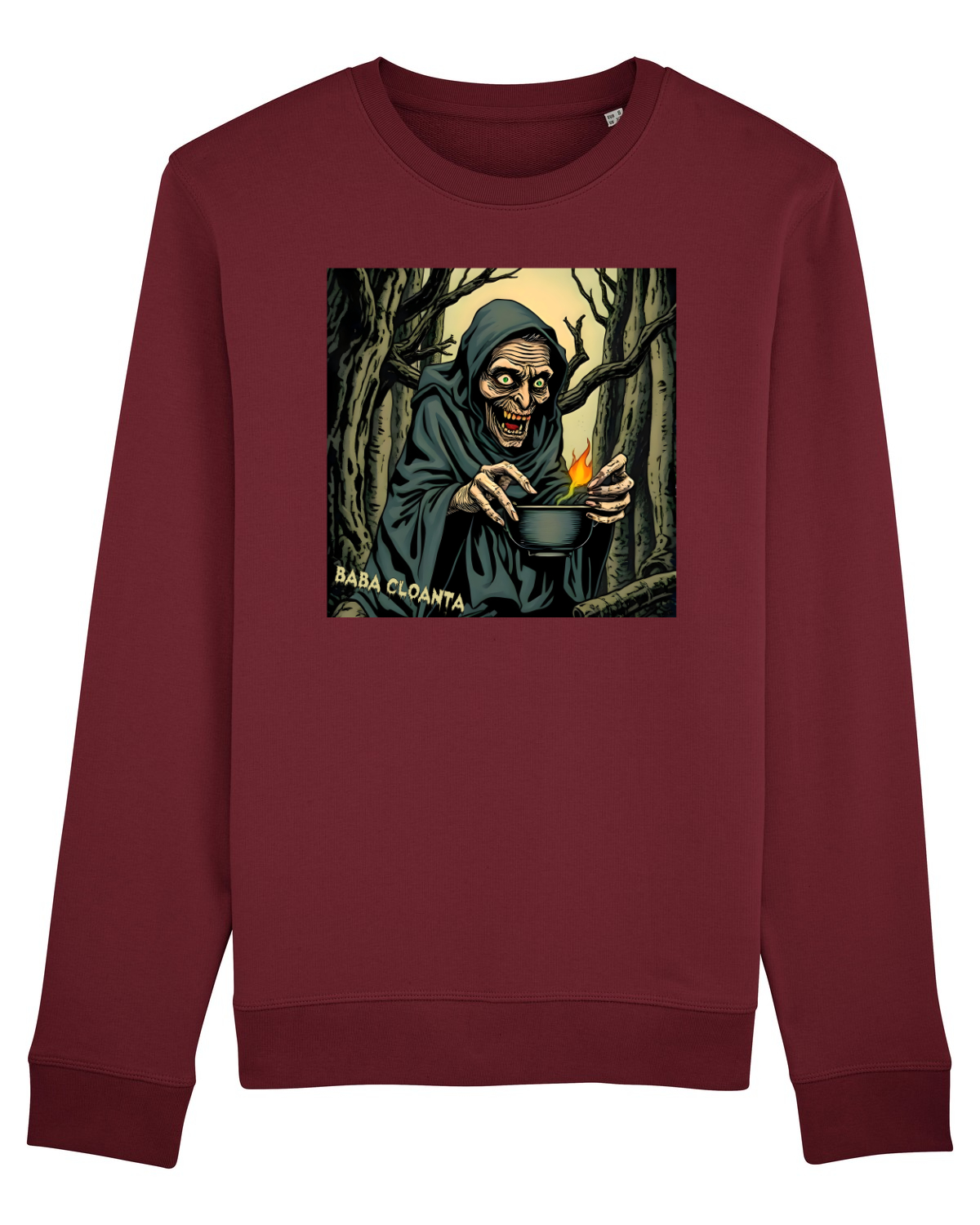 Bluză mânecă lungă Unisex Rise Burgundy