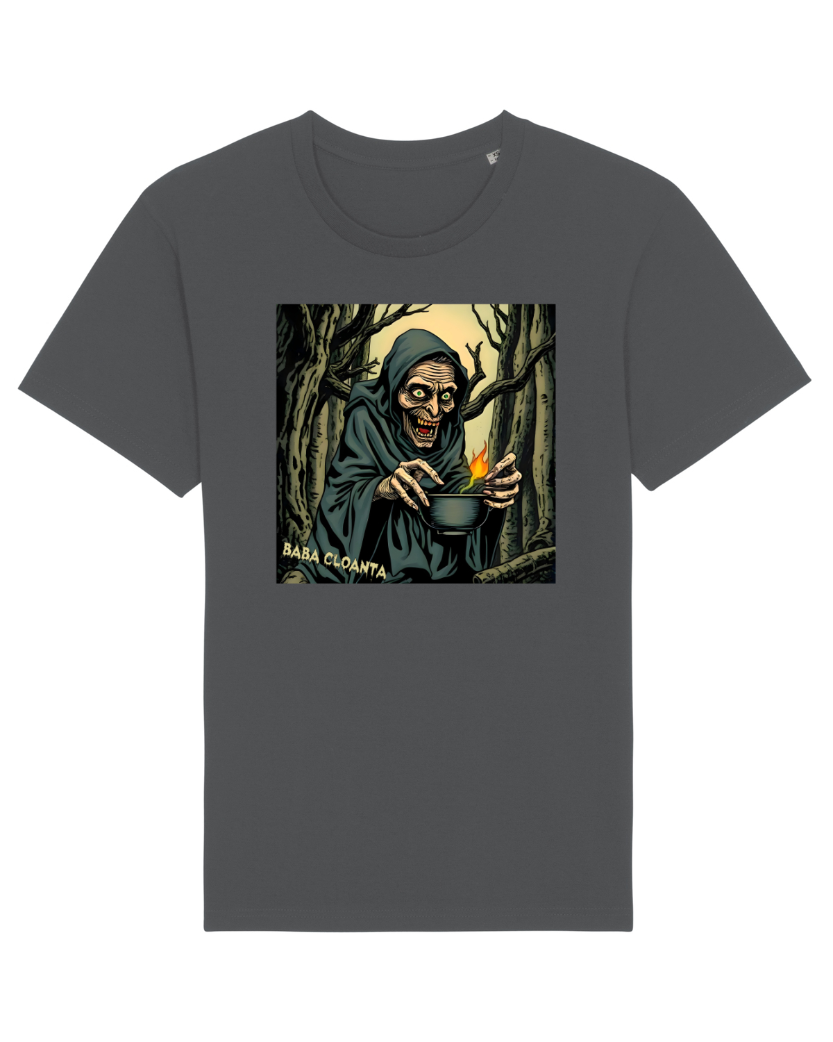 Tricou mânecă scurtă Unisex Rocker Anthracite