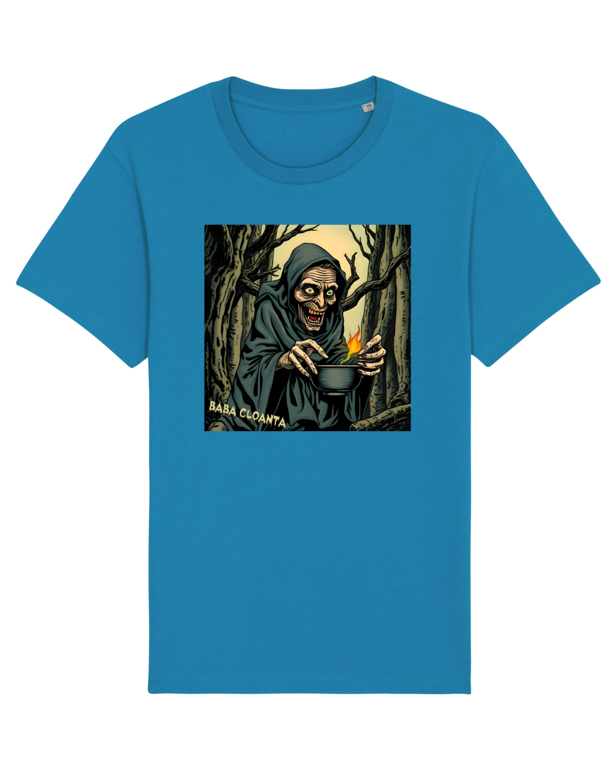Tricou mânecă scurtă Unisex Rocker Azur