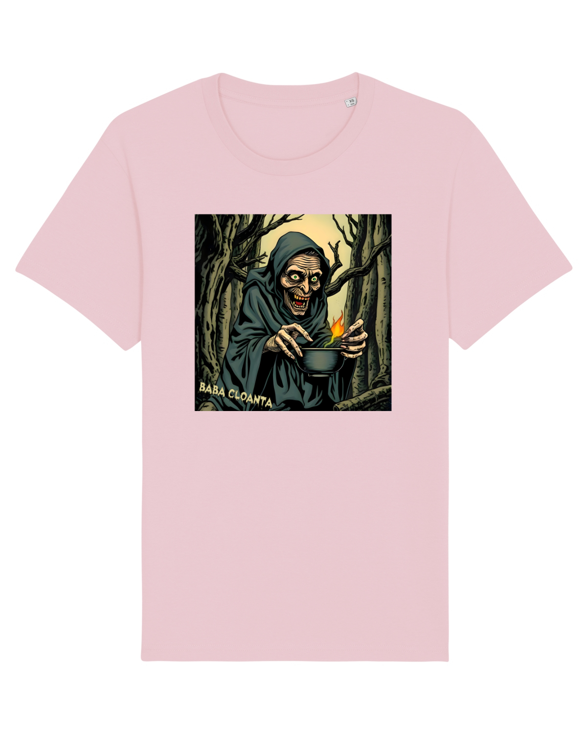 Tricou mânecă scurtă Unisex Rocker Cotton Pink