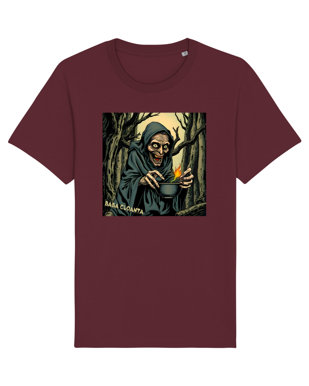 Tricou mânecă scurtă Unisex Rocker Burgundy