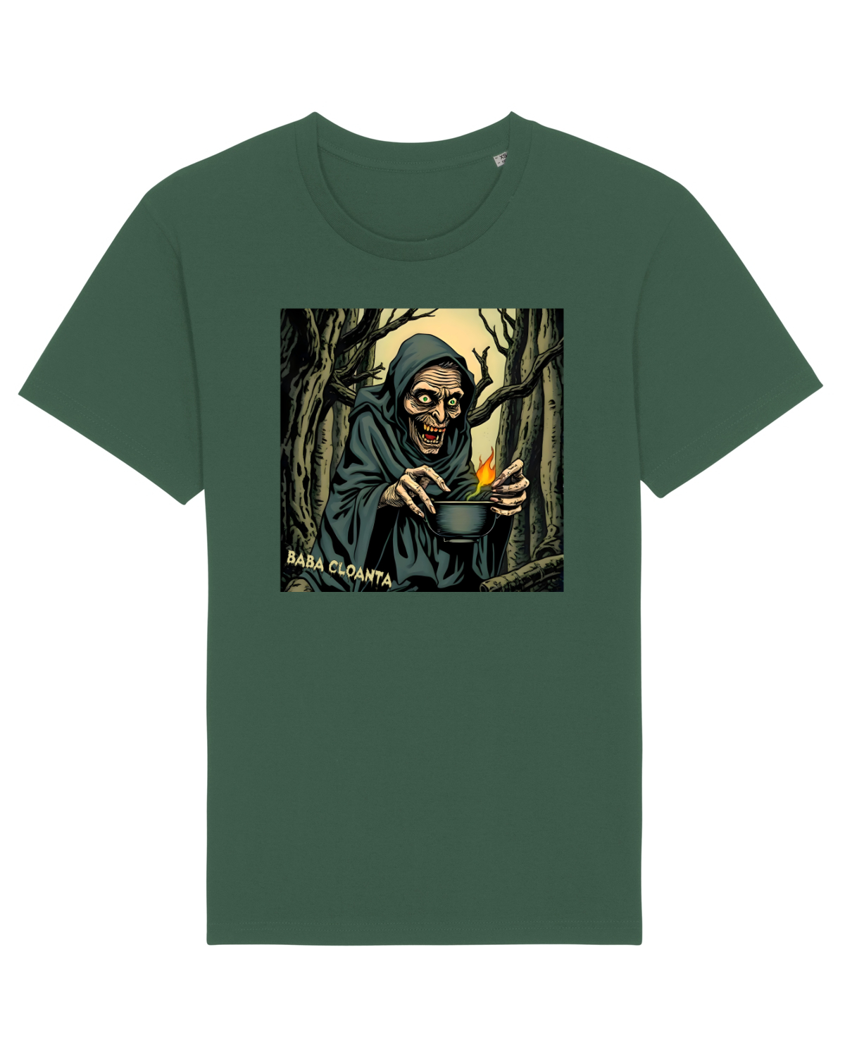 Tricou mânecă scurtă Unisex Rocker Bottle Green