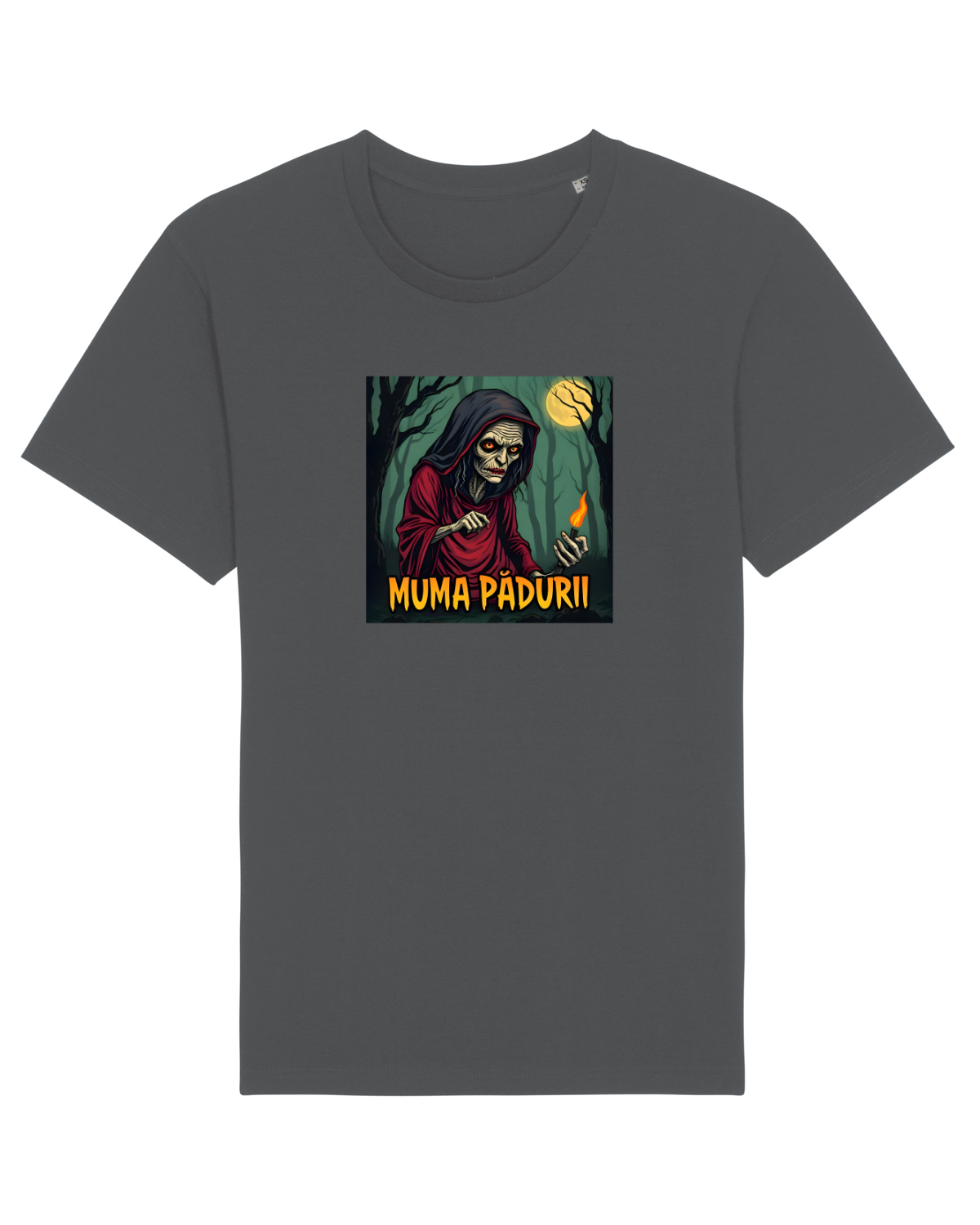 Tricou mânecă scurtă Unisex Rocker Anthracite