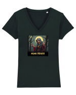 MUMA PADURII 2 Tricou mânecă scurtă guler V Damă Evoker