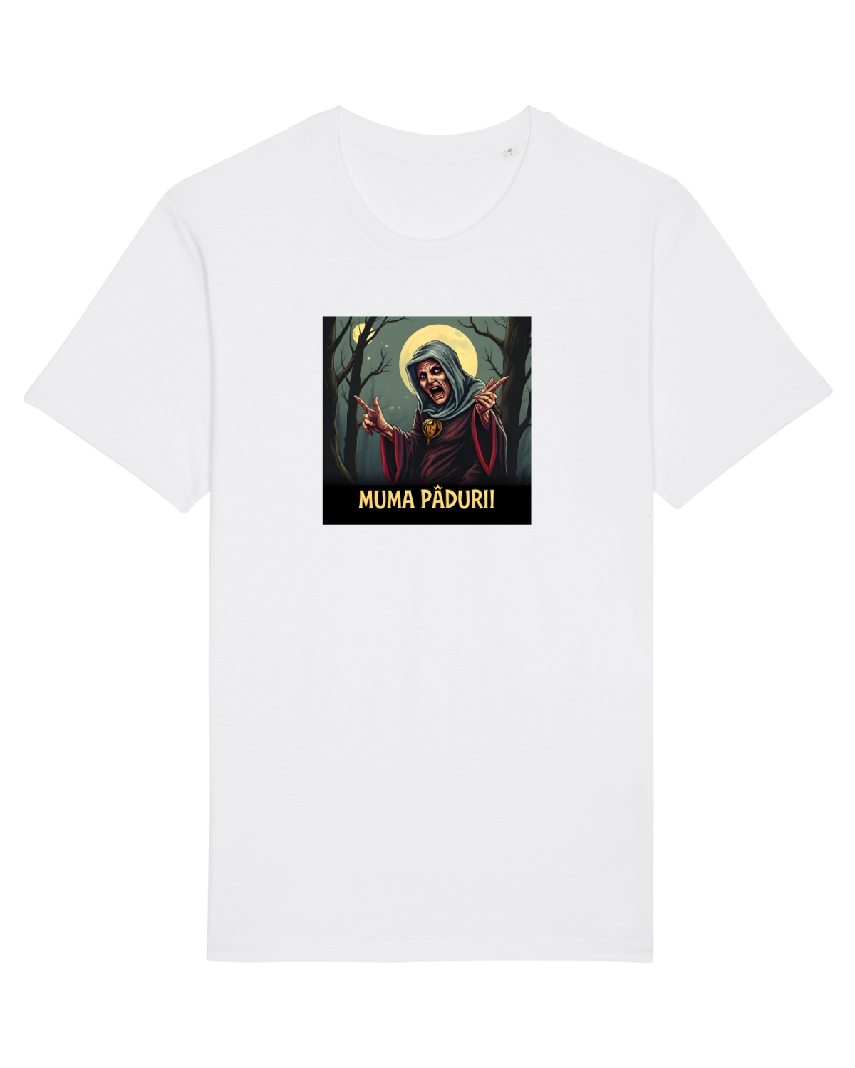 Tricou mânecă scurtă Unisex Rocker White