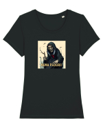 MUMA PADURII 3 Tricou mânecă scurtă guler larg fitted Damă Expresser
