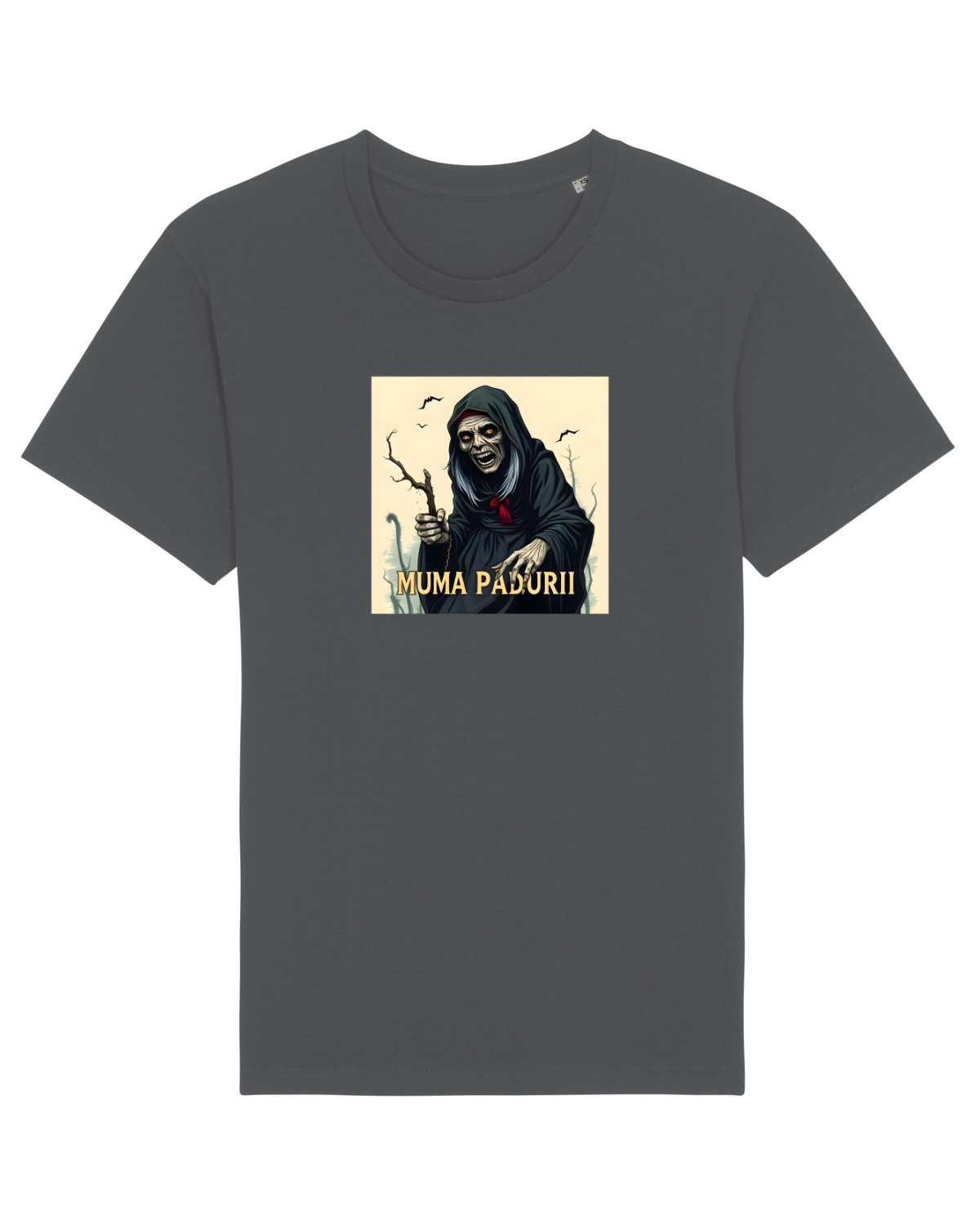 Tricou mânecă scurtă Unisex Rocker Anthracite