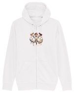 IELELE NEBUNELE Hanorac cu fermoar Unisex Connector