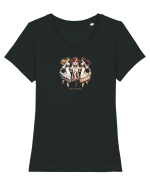 IELELE NEBUNELE Tricou mânecă scurtă guler larg fitted Damă Expresser