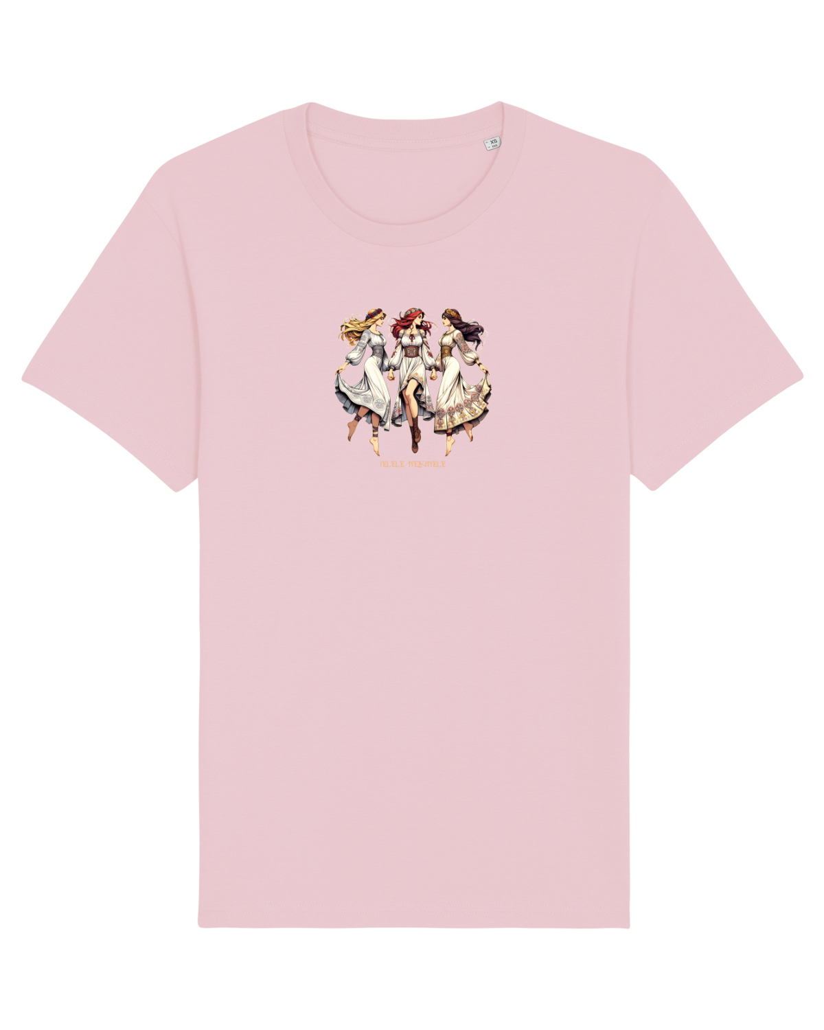 Tricou mânecă scurtă Unisex Rocker Cotton Pink