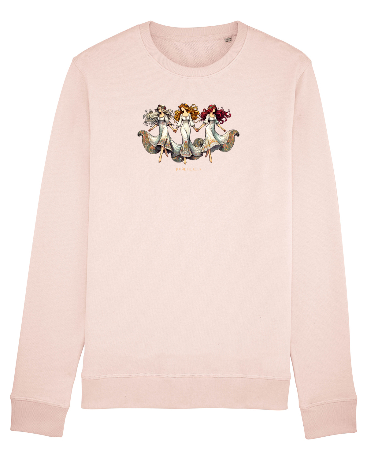 Bluză mânecă lungă Unisex Rise Candy Pink