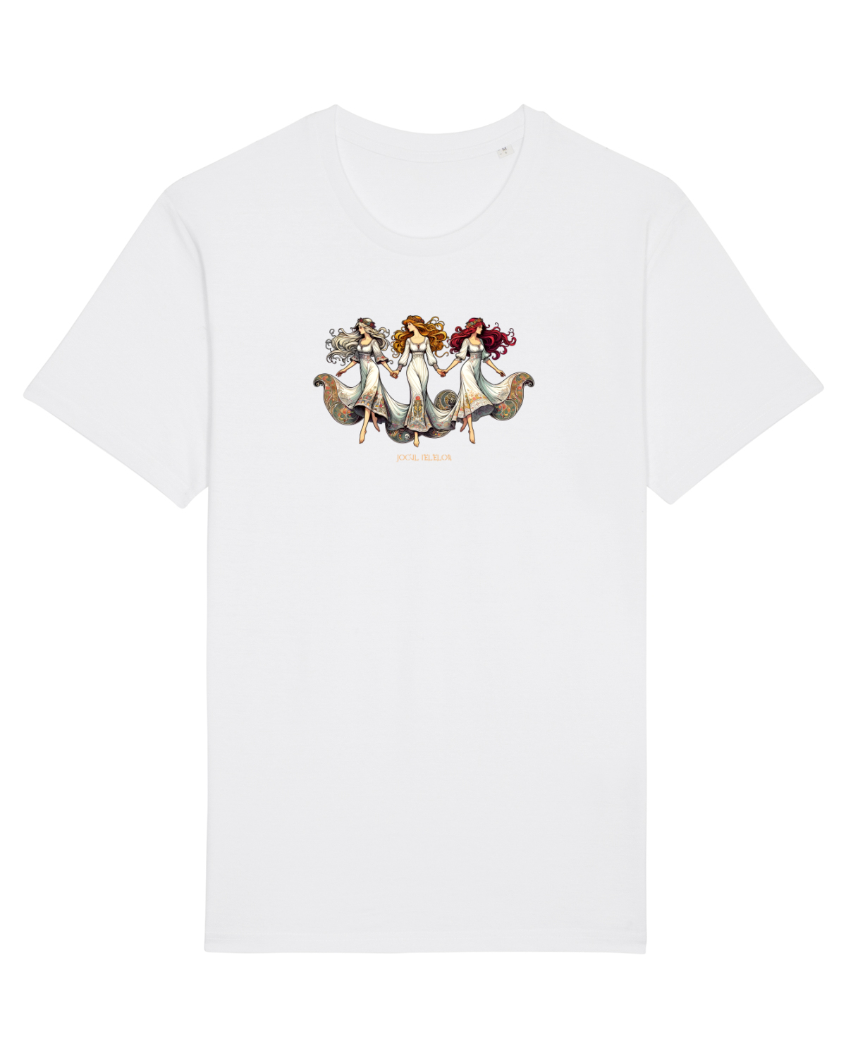 Tricou mânecă scurtă Unisex Rocker White