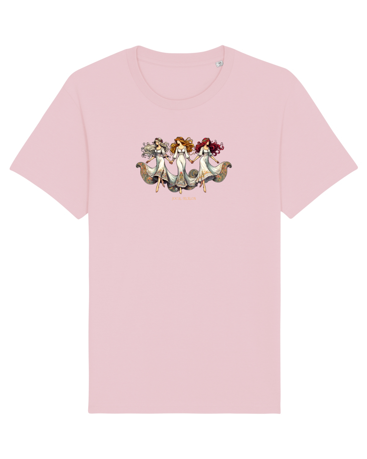 Tricou mânecă scurtă Unisex Rocker Cotton Pink
