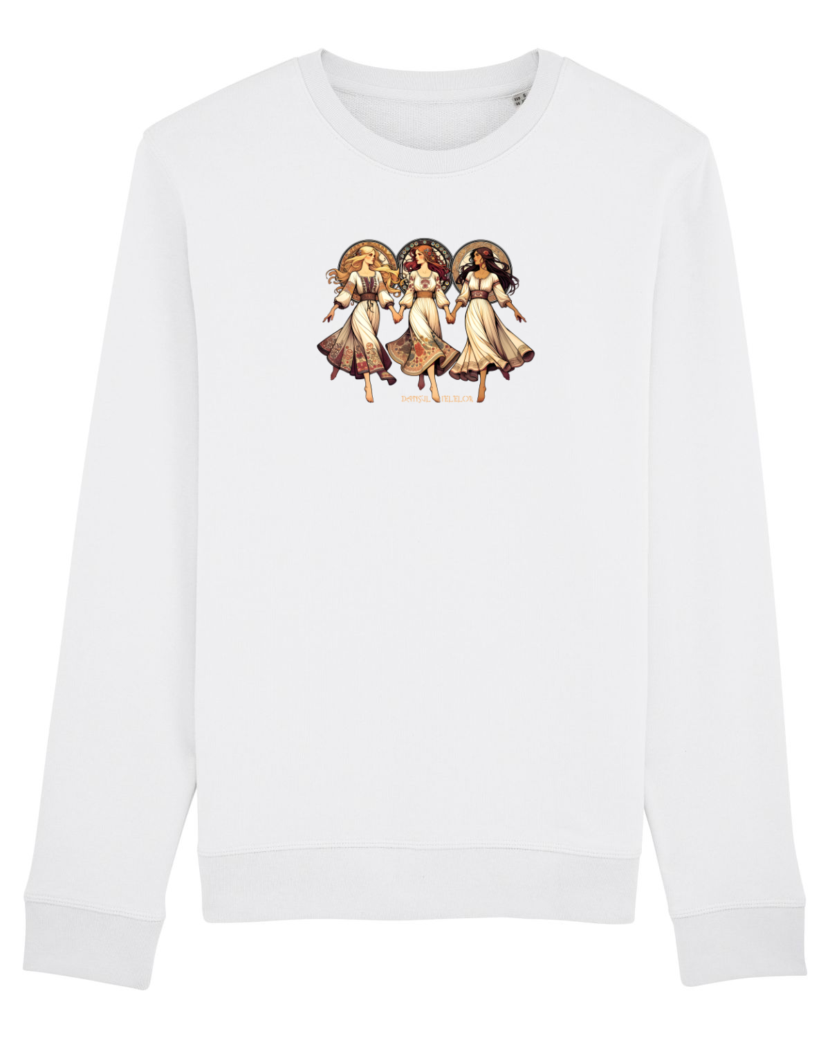 Bluză mânecă lungă Unisex Rise White