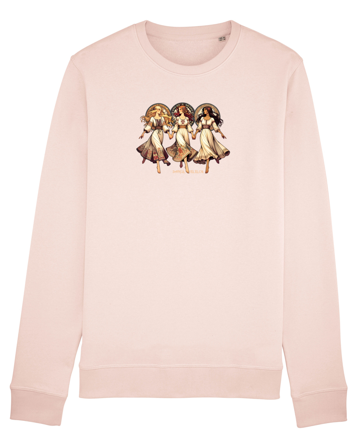 Bluză mânecă lungă Unisex Rise Candy Pink