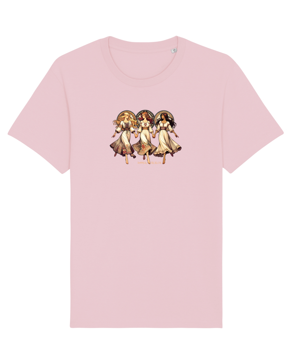 Tricou mânecă scurtă Unisex Rocker Cotton Pink