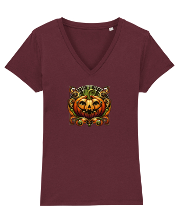 DOVLEAC HALLOWEEN -  ART NOUVEAU 2 Burgundy