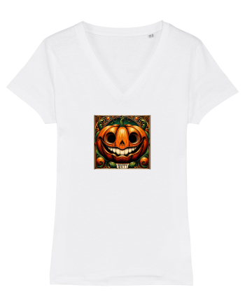 DOVLEAC HAPPY  HALLOWEEN -  ART NOUVEAU 3 White