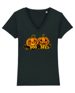 BOO BEES Tricou mânecă scurtă guler V Damă Evoker