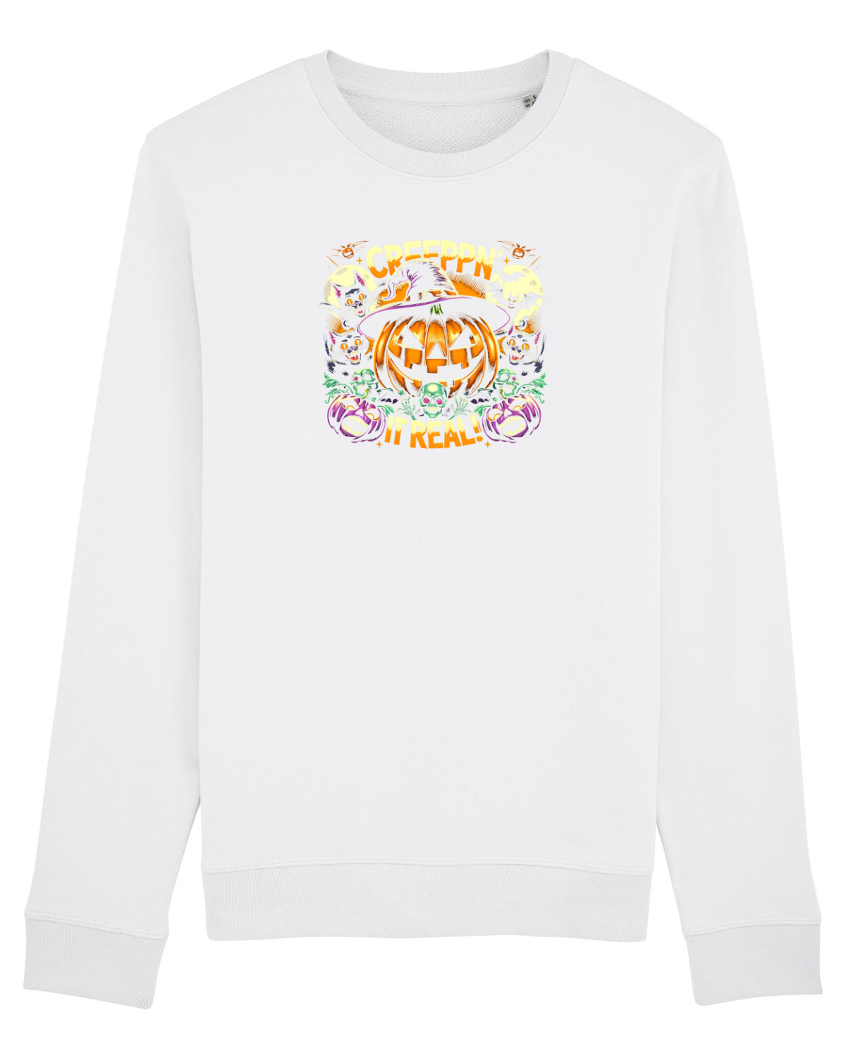 Bluză mânecă lungă Unisex Rise White