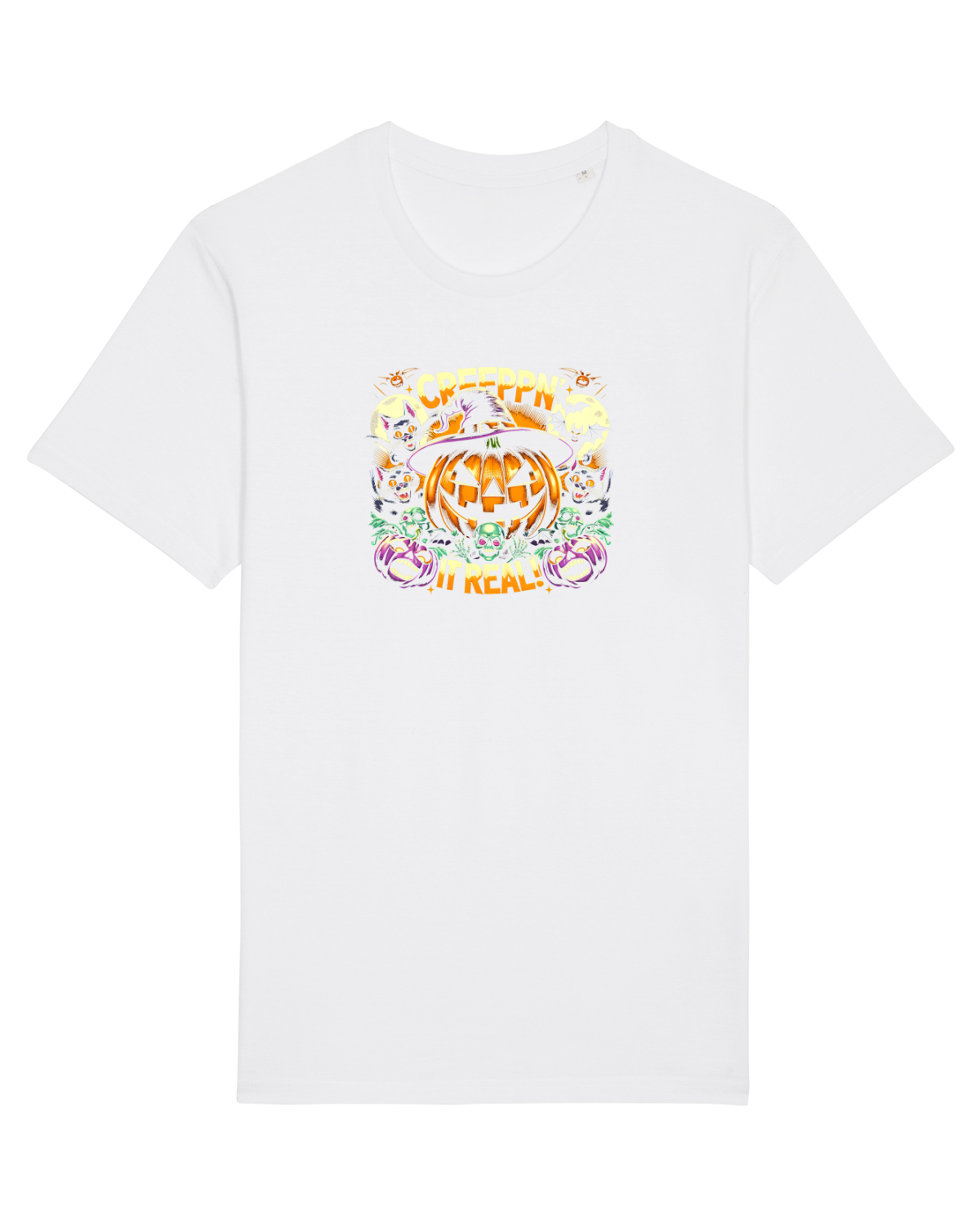 Tricou mânecă scurtă Unisex Rocker White