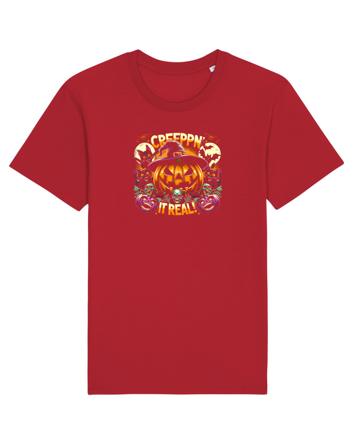 Tricou mânecă scurtă Unisex Rocker Red
