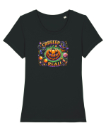 CREEPN` IT REAL! 3 Tricou mânecă scurtă guler larg fitted Damă Expresser