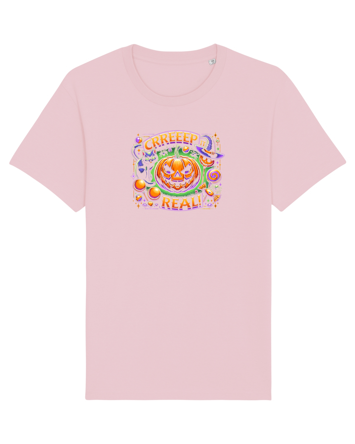 Tricou mânecă scurtă Unisex Rocker Cotton Pink
