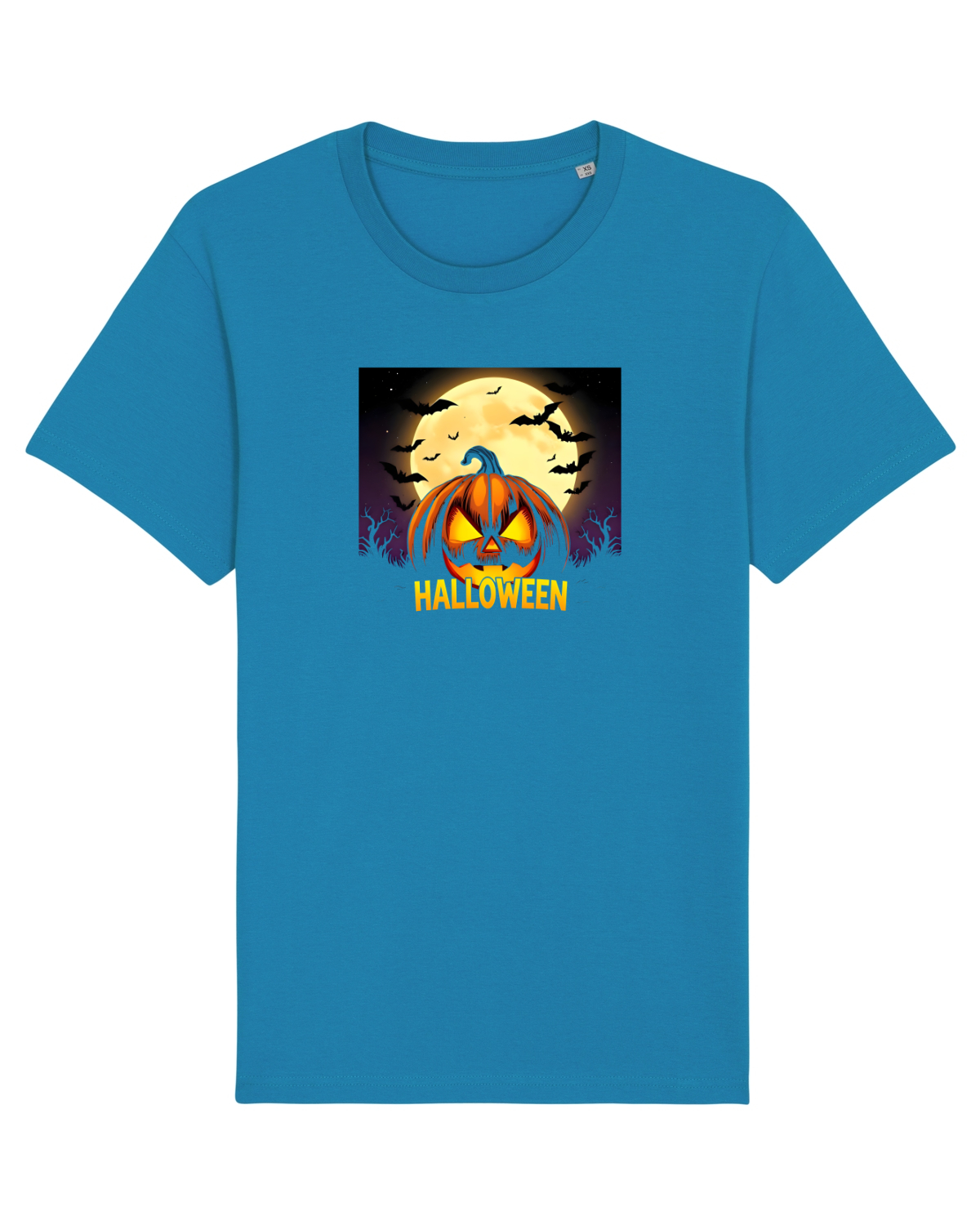 Tricou mânecă scurtă Unisex Rocker Azur