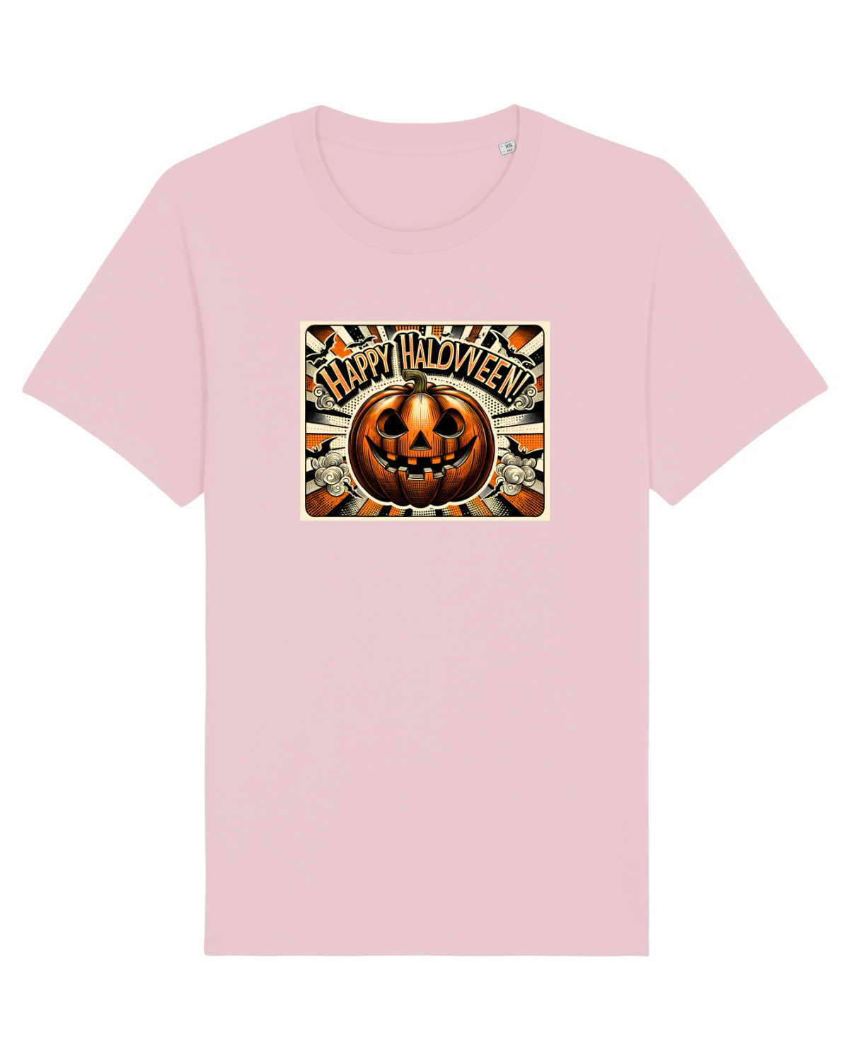 Tricou mânecă scurtă Unisex Rocker Cotton Pink