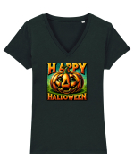 HAPPY HALLOWEEN - DOVLEAC 2 Tricou mânecă scurtă guler V Damă Evoker