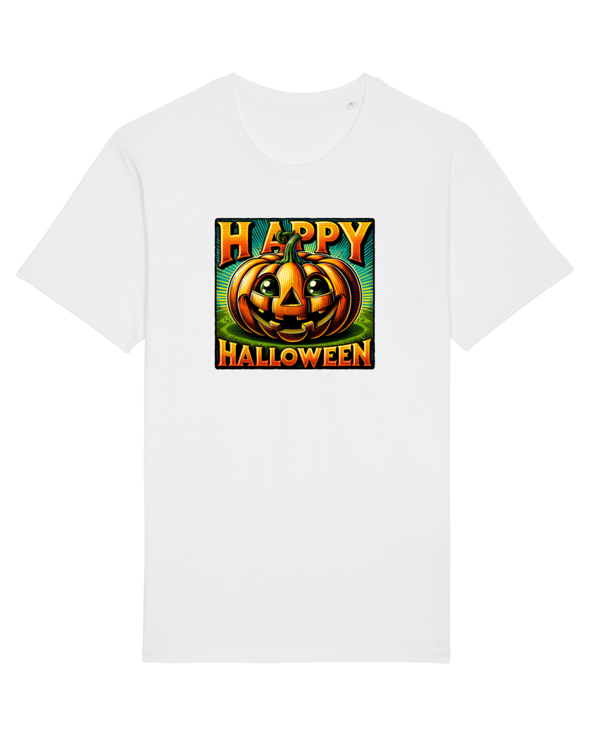 Tricou mânecă scurtă Unisex Rocker White
