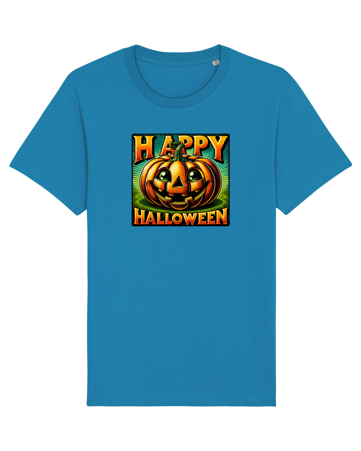 Tricou mânecă scurtă Unisex Rocker Azur